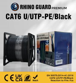 CAT6 U/UTP-PE/Black/100M